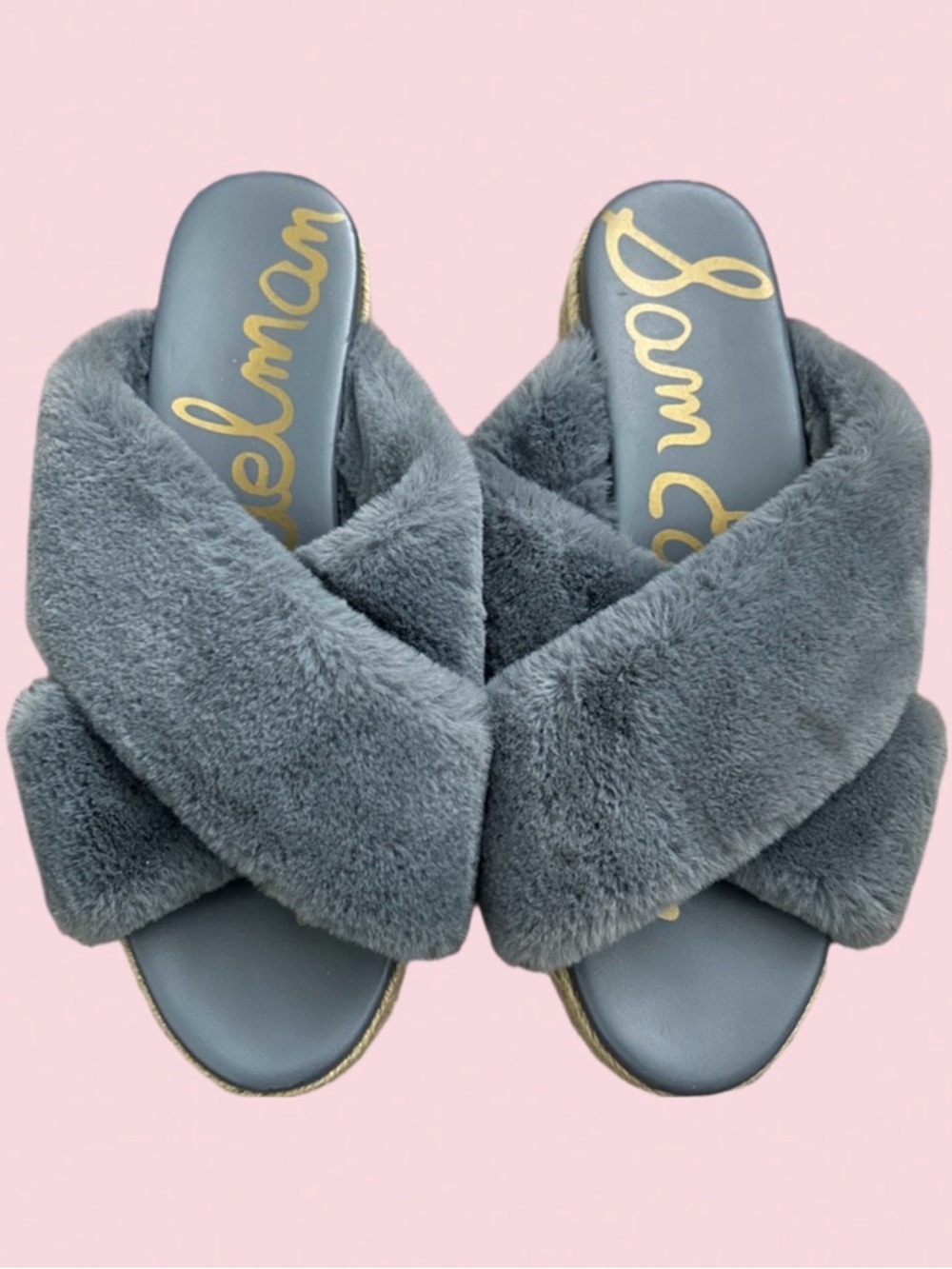 Fur Sam Edelman sandals